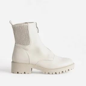 Chelsea boots TEXTO écru zippé - Boots / bottines Femme | ERAM