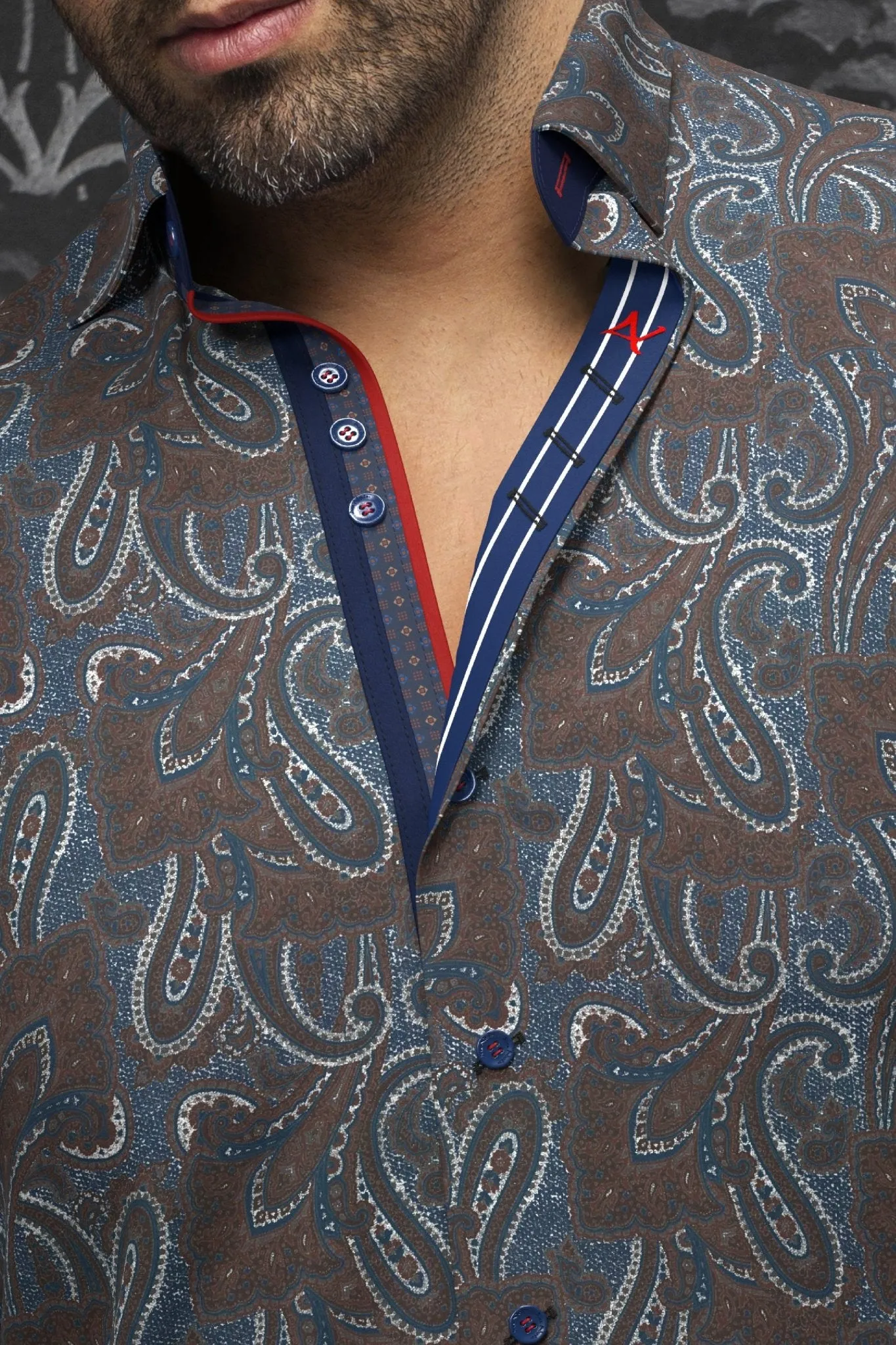 CHEMISE | JOLIOT, Navy Tobacco