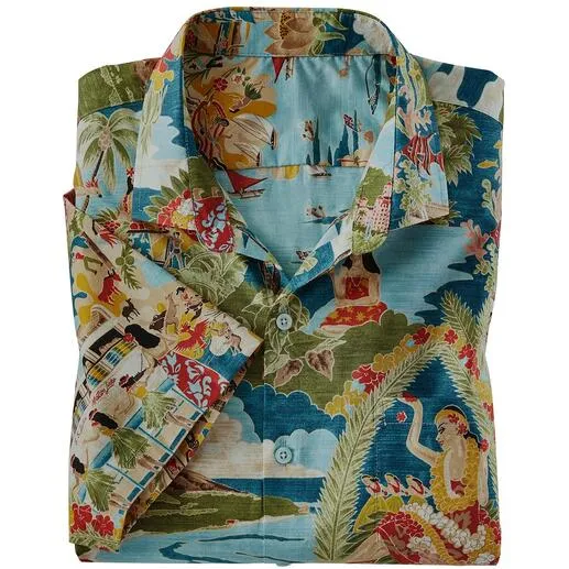 Chemise Aloha Boat Day Tori Richard