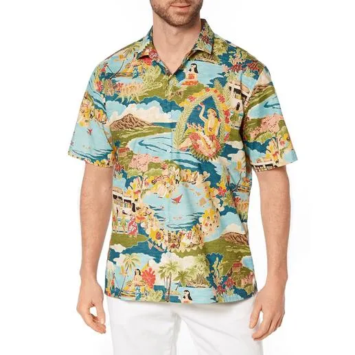 Chemise Aloha Boat Day Tori Richard