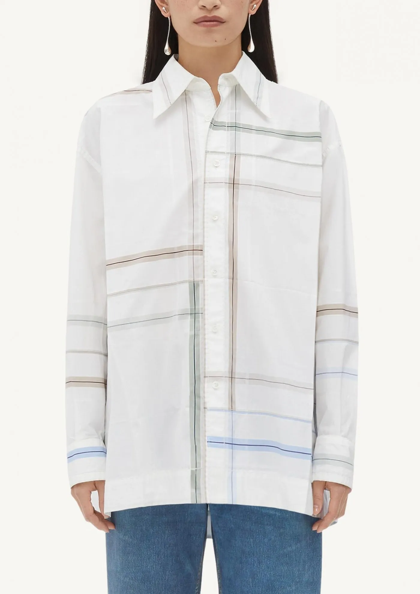 Chemise asymétrique en coton - Bottega Veneta