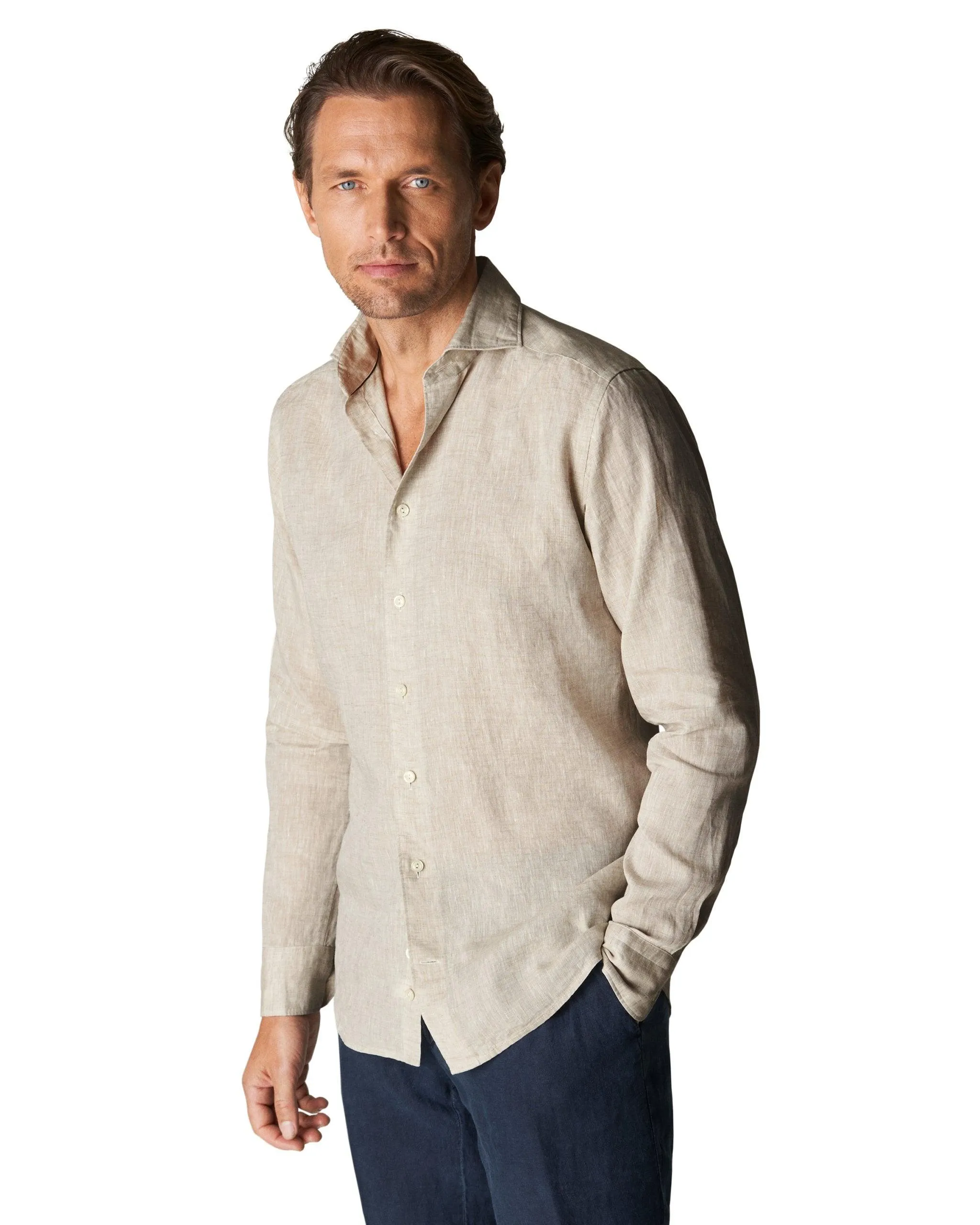 Chemise de lin crème