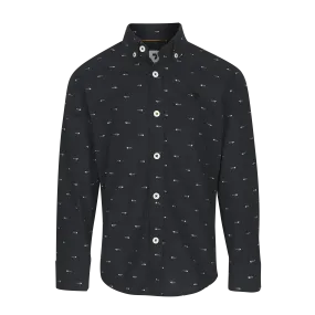 Chemise Garon Fisherman Black Fish