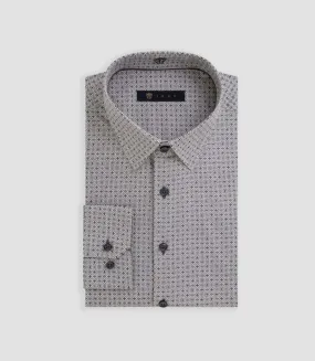 Chemise imprimée grise Brunel