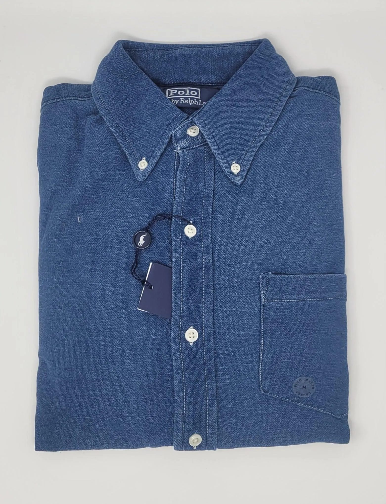 Chemise indigo knit