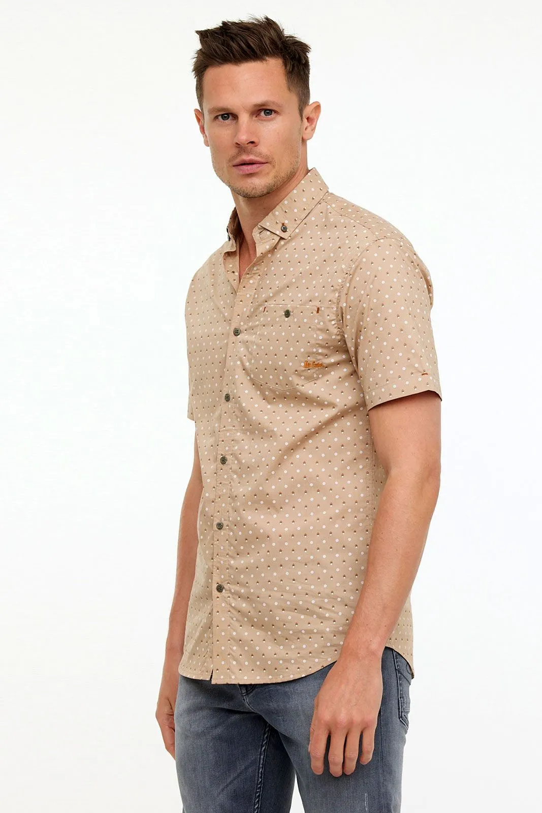 Chemise LEE COOPER DIMIO Argile Beige