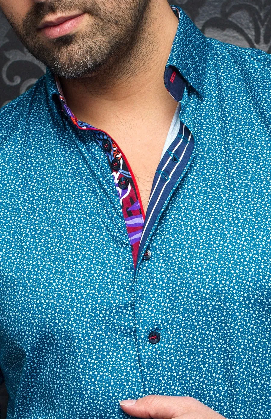 Chemise - MOZI, Teal