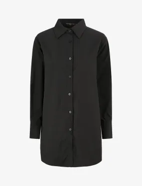 Chemise oversize coupe droite - Noir