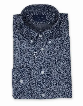 Chemise oxford fleurie