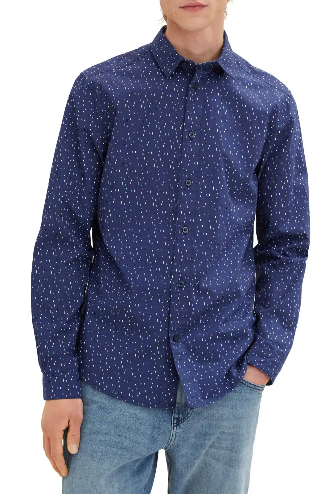 Chemise TOM TAILOR Dark Blue