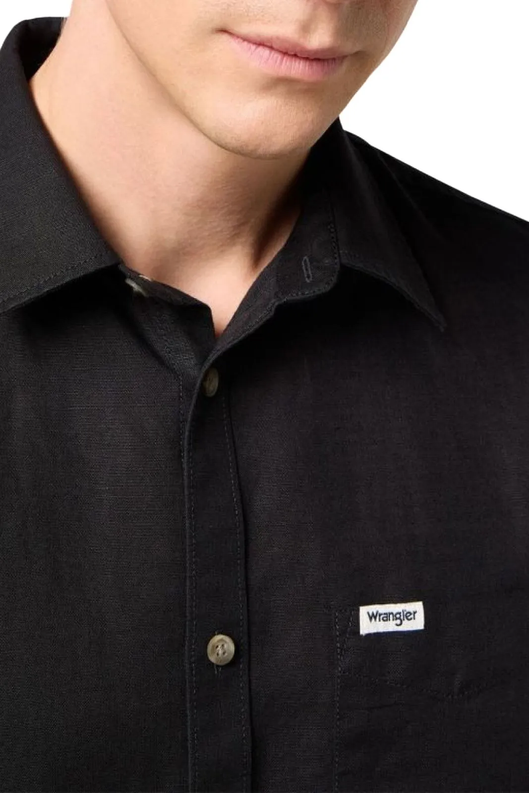 Chemise WRANGLER LIN In Black