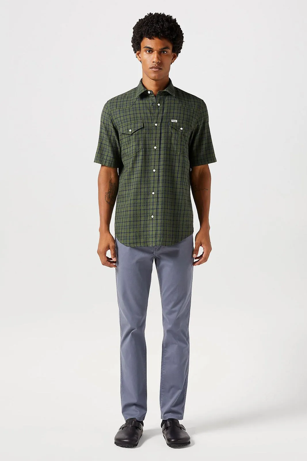 Chemise WRANGLER WESTERN Green