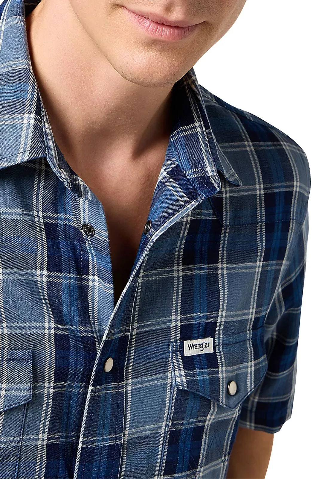 Chemise WRANGLER WESTERN In Bleu