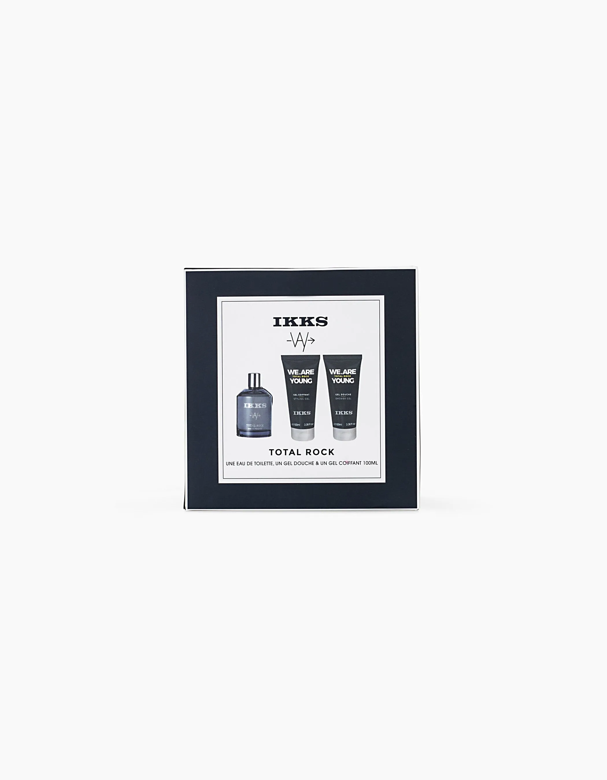 Coffret IKKS Total Rock avec gel douche et coiffant garçon