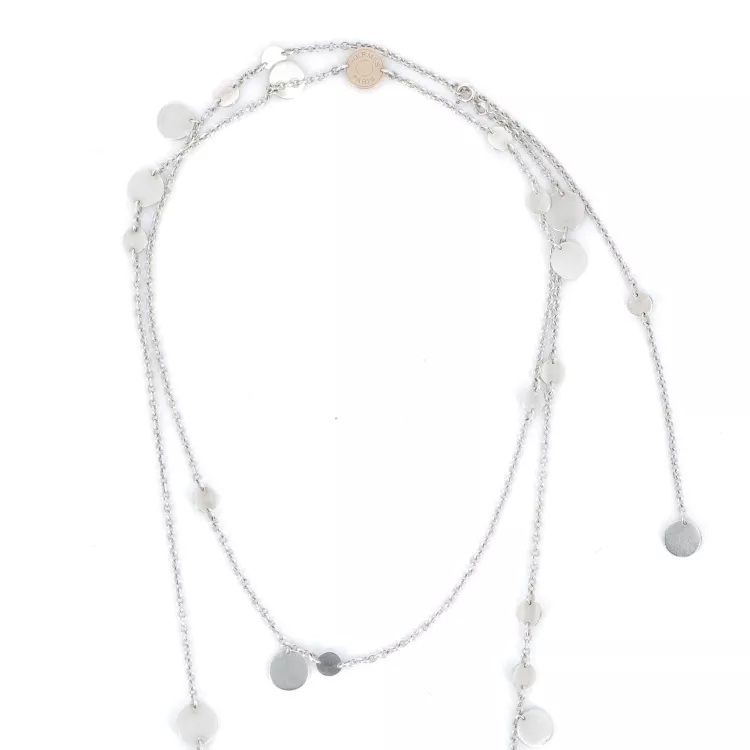 Collier Confettis Hermès Argent