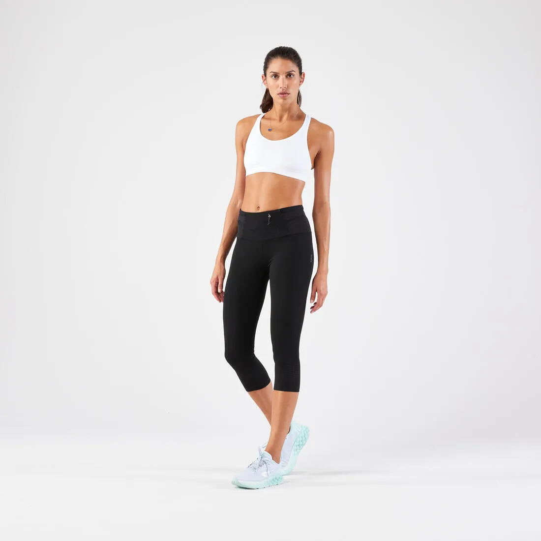 CORSAIRE RUNNING FEMME- KIPRUN SUPPORT NOIR