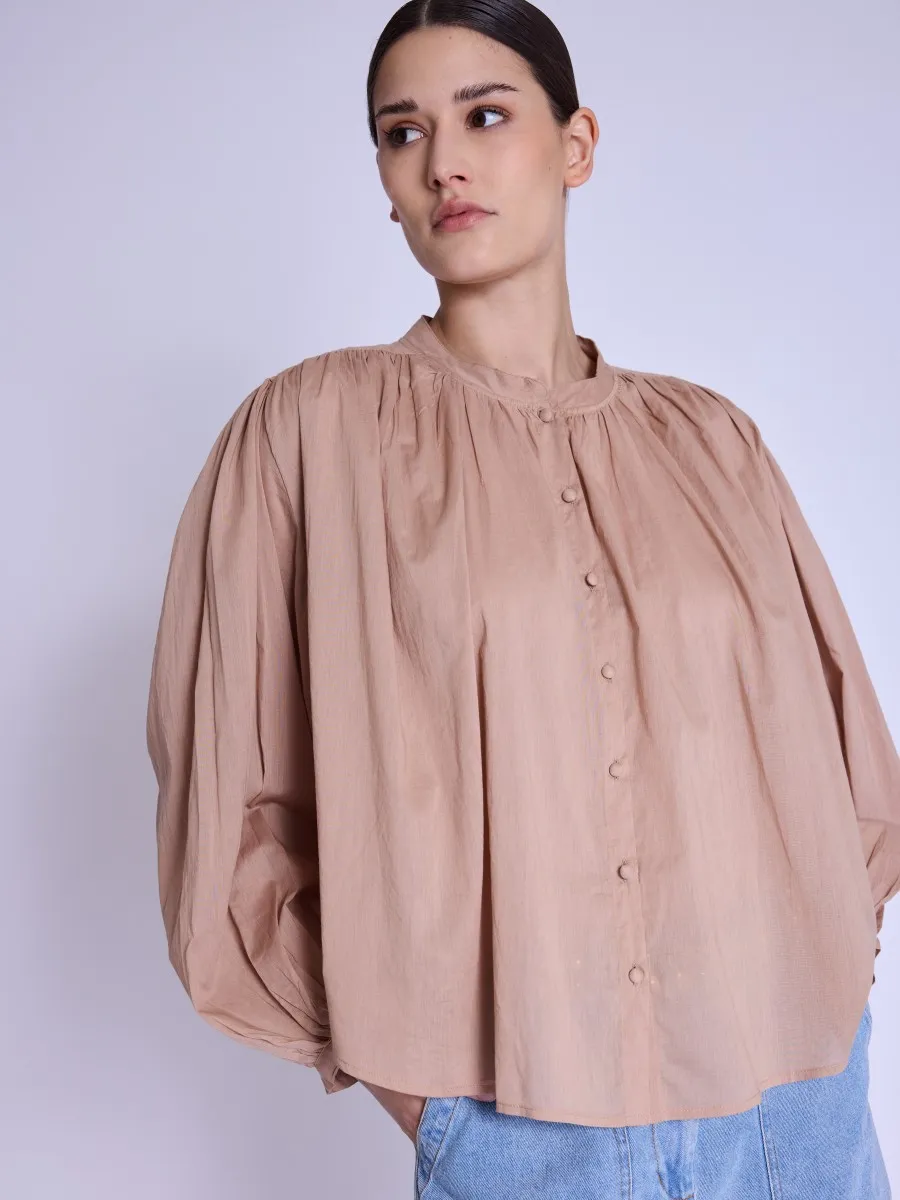 COUNTRY | Chemise oversize nude