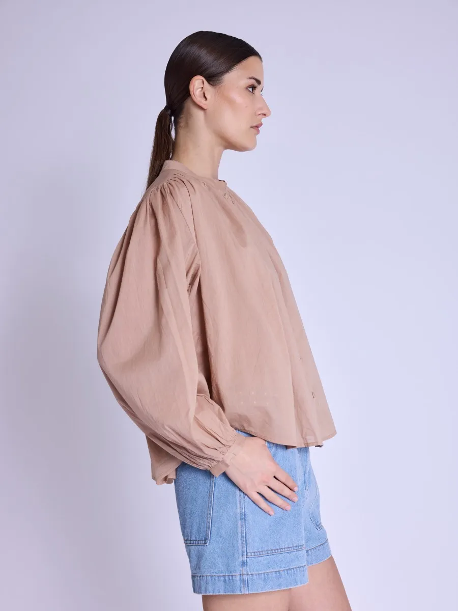 COUNTRY | Chemise oversize nude