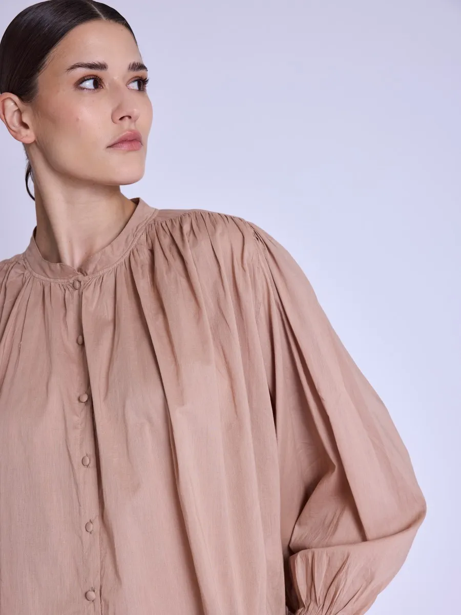 COUNTRY | Chemise oversize nude