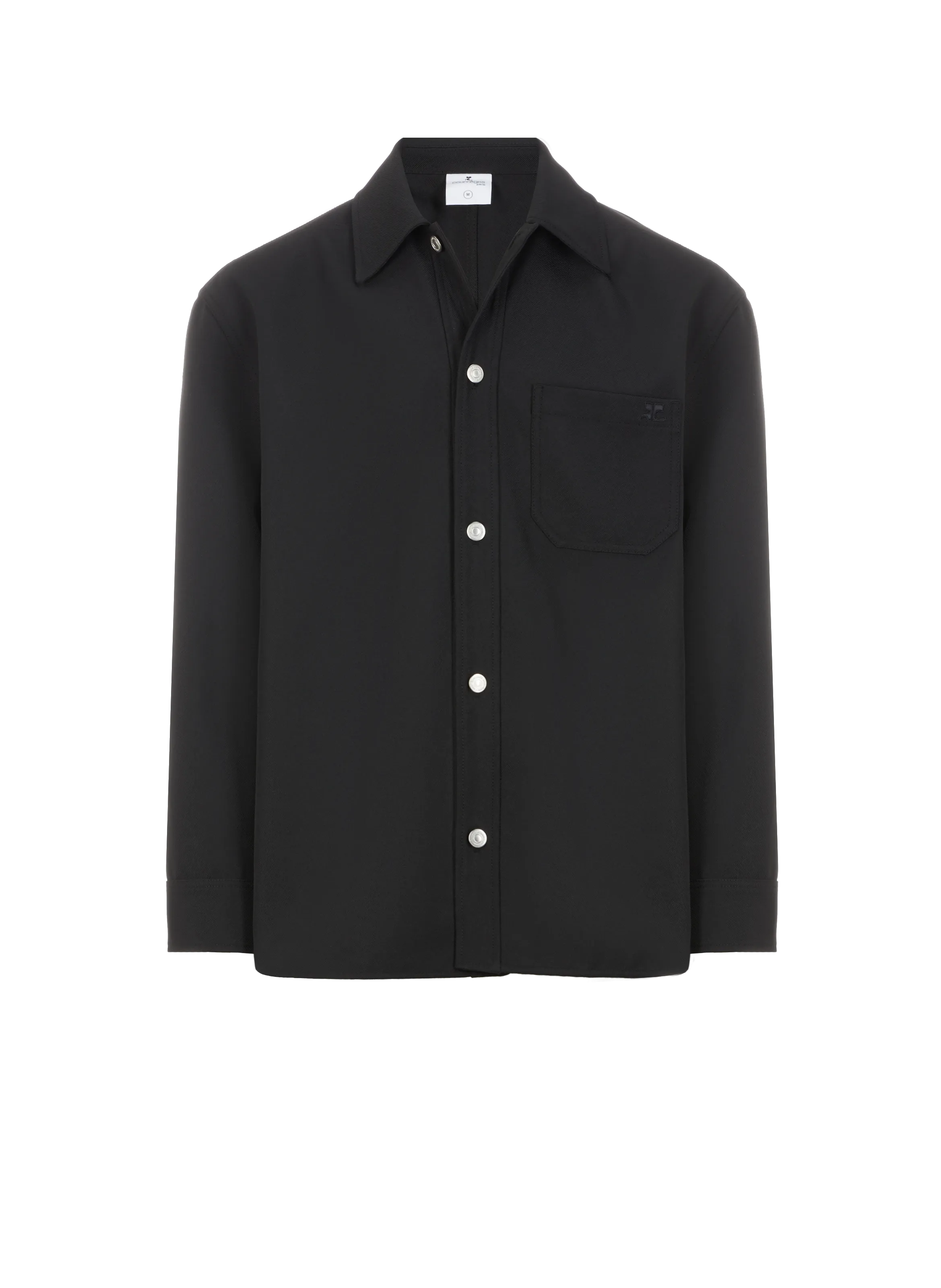 COURRÈGES  Chemise rétro oversize - Noir