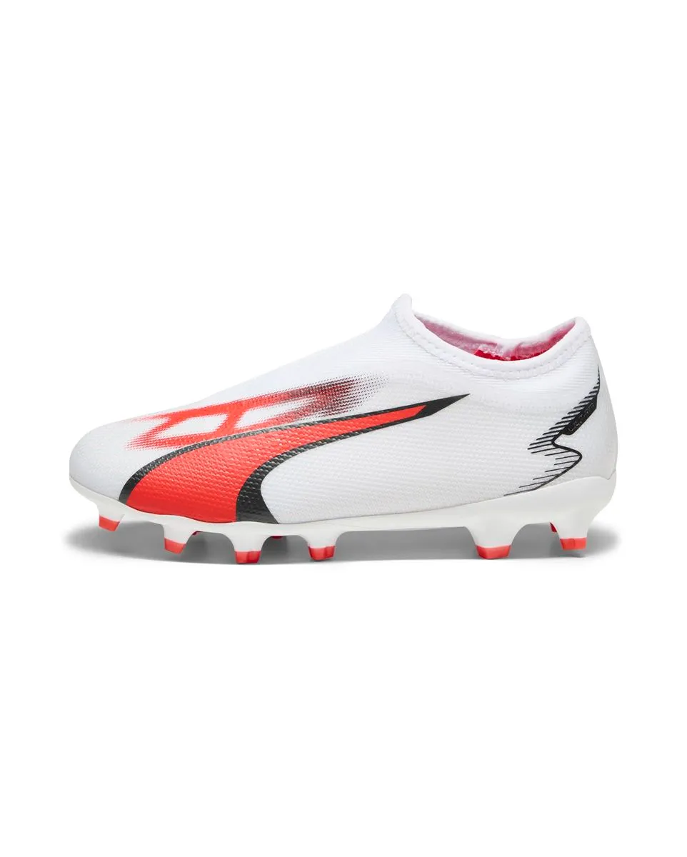 Crampons de football Enfant ULTRA MATCH LL FGAG JR Blanc