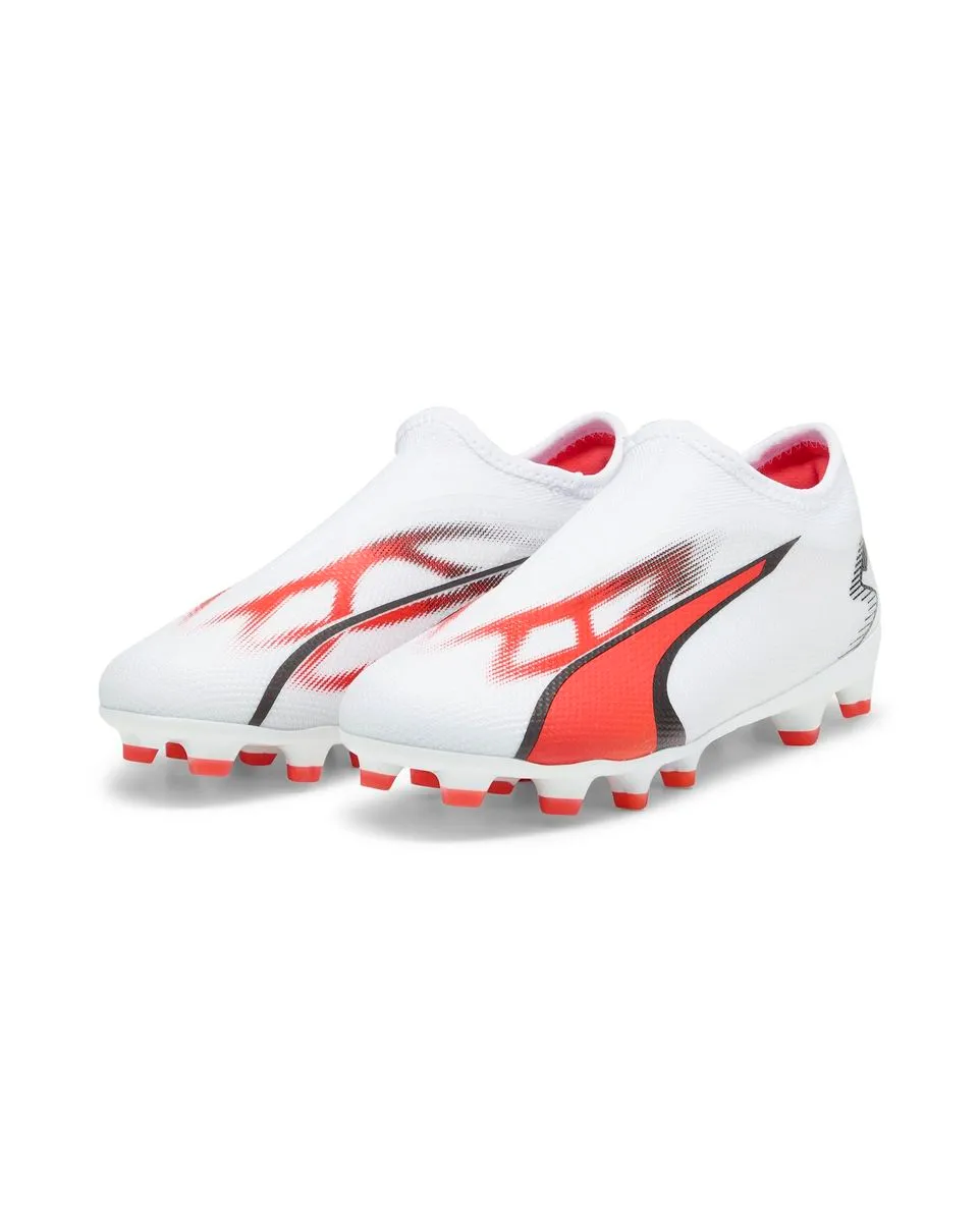 Crampons de football Enfant ULTRA MATCH LL FGAG JR Blanc