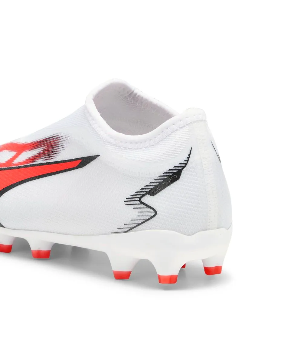 Crampons de football Enfant ULTRA MATCH LL FGAG JR Blanc