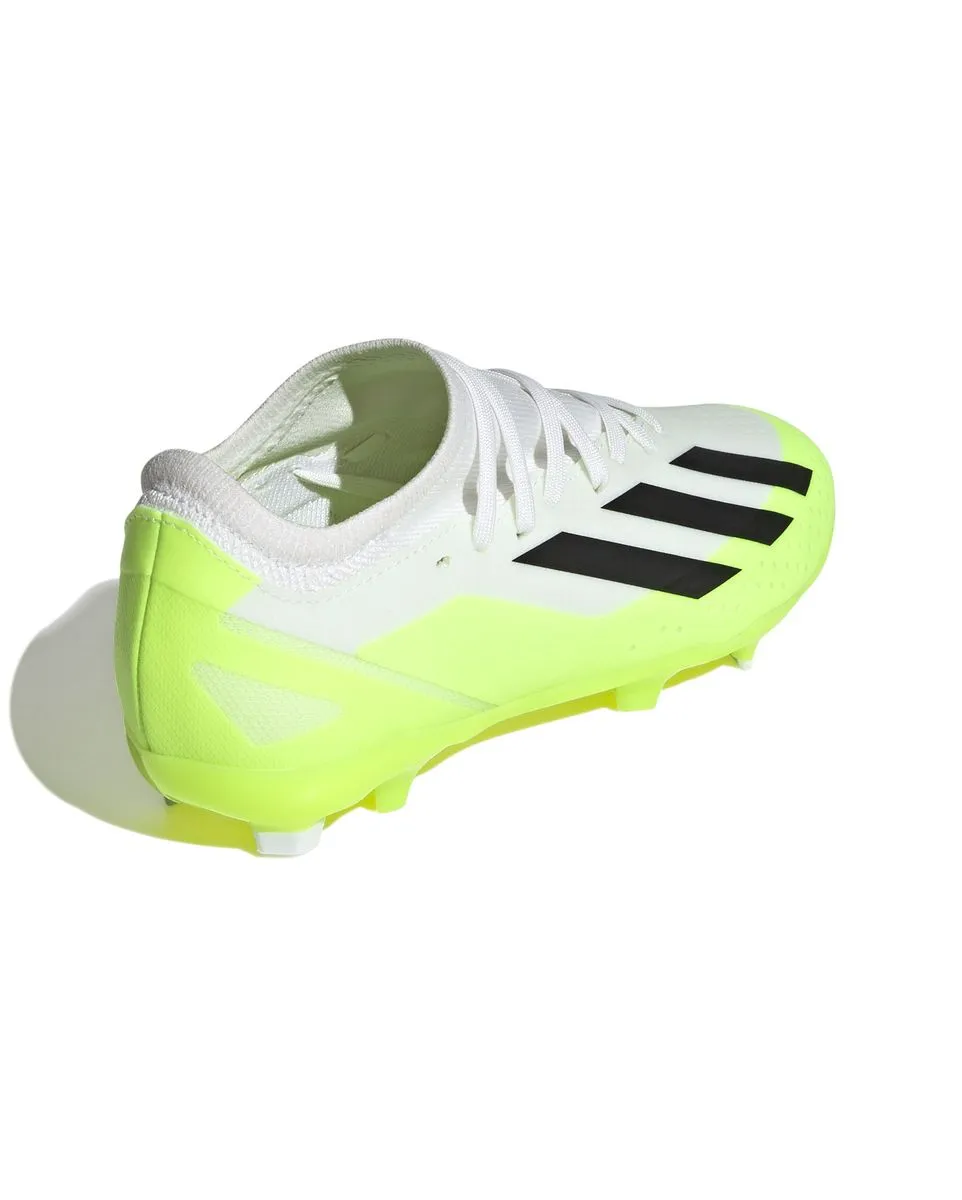 Crampons de football Enfant X CRAZYFAST.3 FG J Blanc