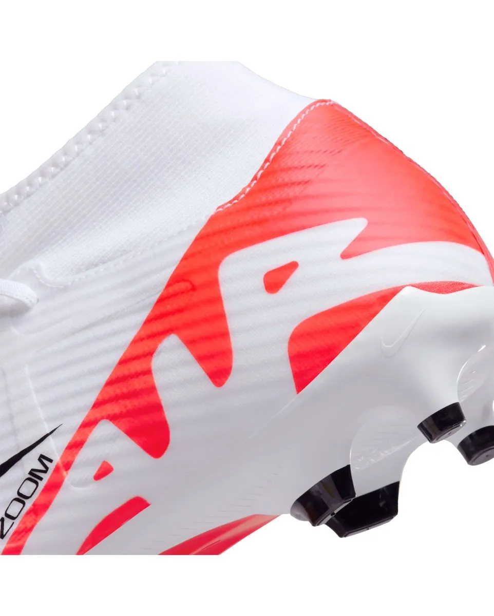 Crampons de football Homme ZOOM SUPERFLY 9 ACADEMY FG/MG Blanc