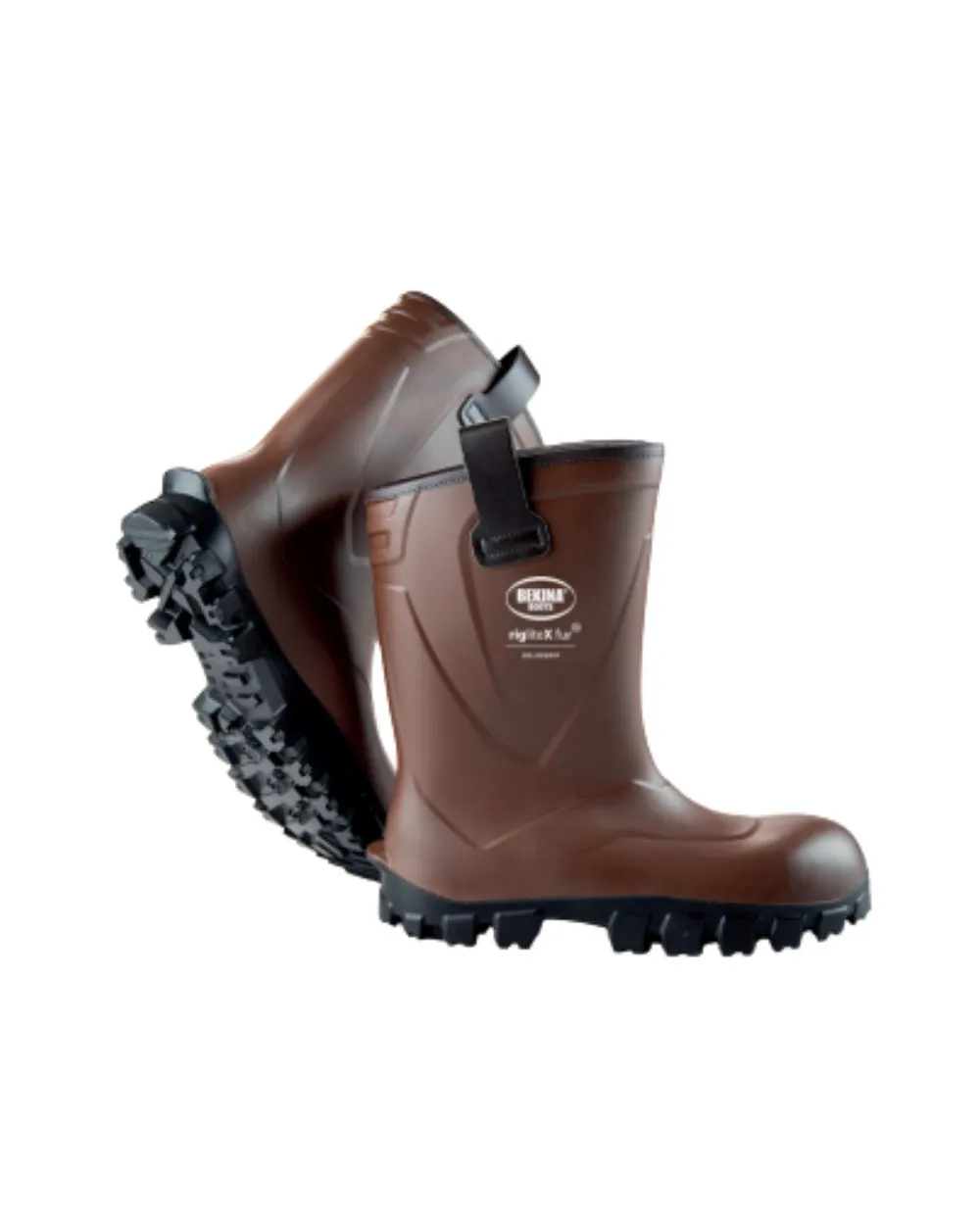 DEMI BOTTE RIGLITE X FUR SECU EN NEOTANE MARRON FOURREE S5 SRC REF.00A2626