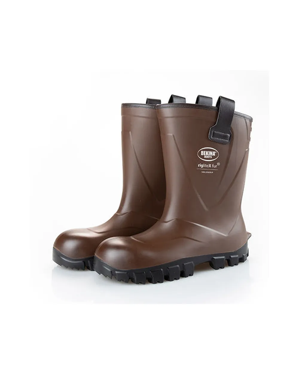 DEMI BOTTE RIGLITE X SECU EN NEOTANE MARRON S5 SRC REF.00A2625