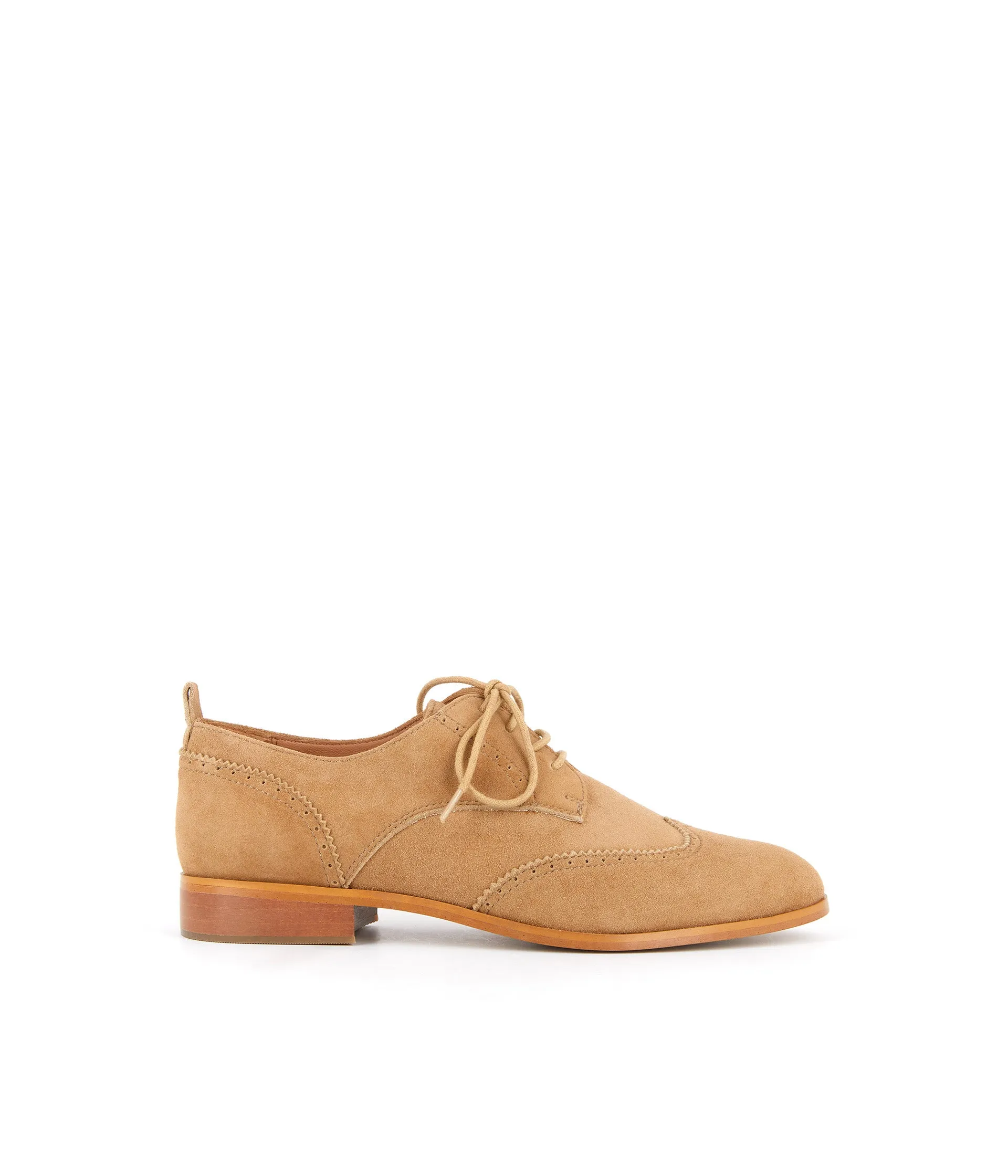 Derbies velours camel Florence