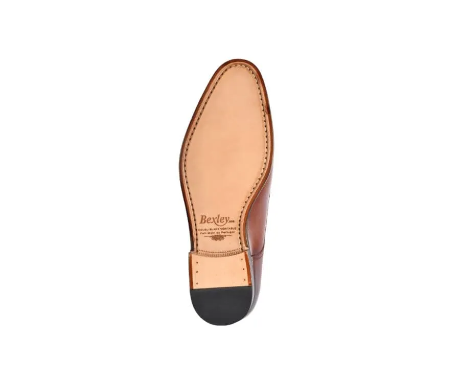 Derby homme châtaigne patiné Penford