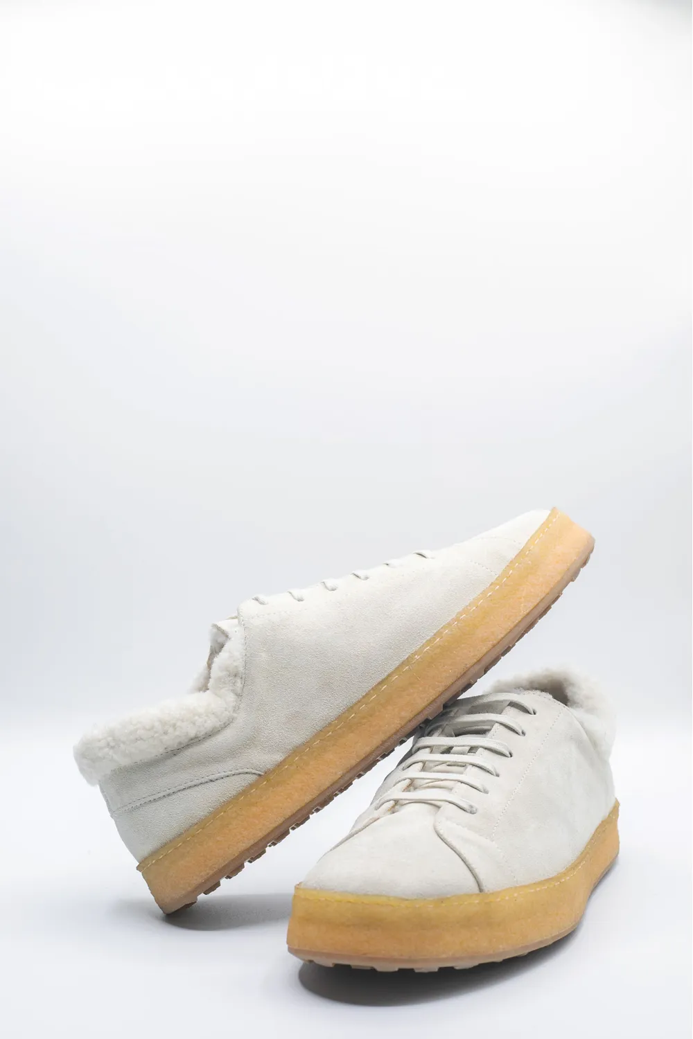 Derby mouton CALO SHOES, Calo Shoes - FURRY Ecru | Cesare Nori