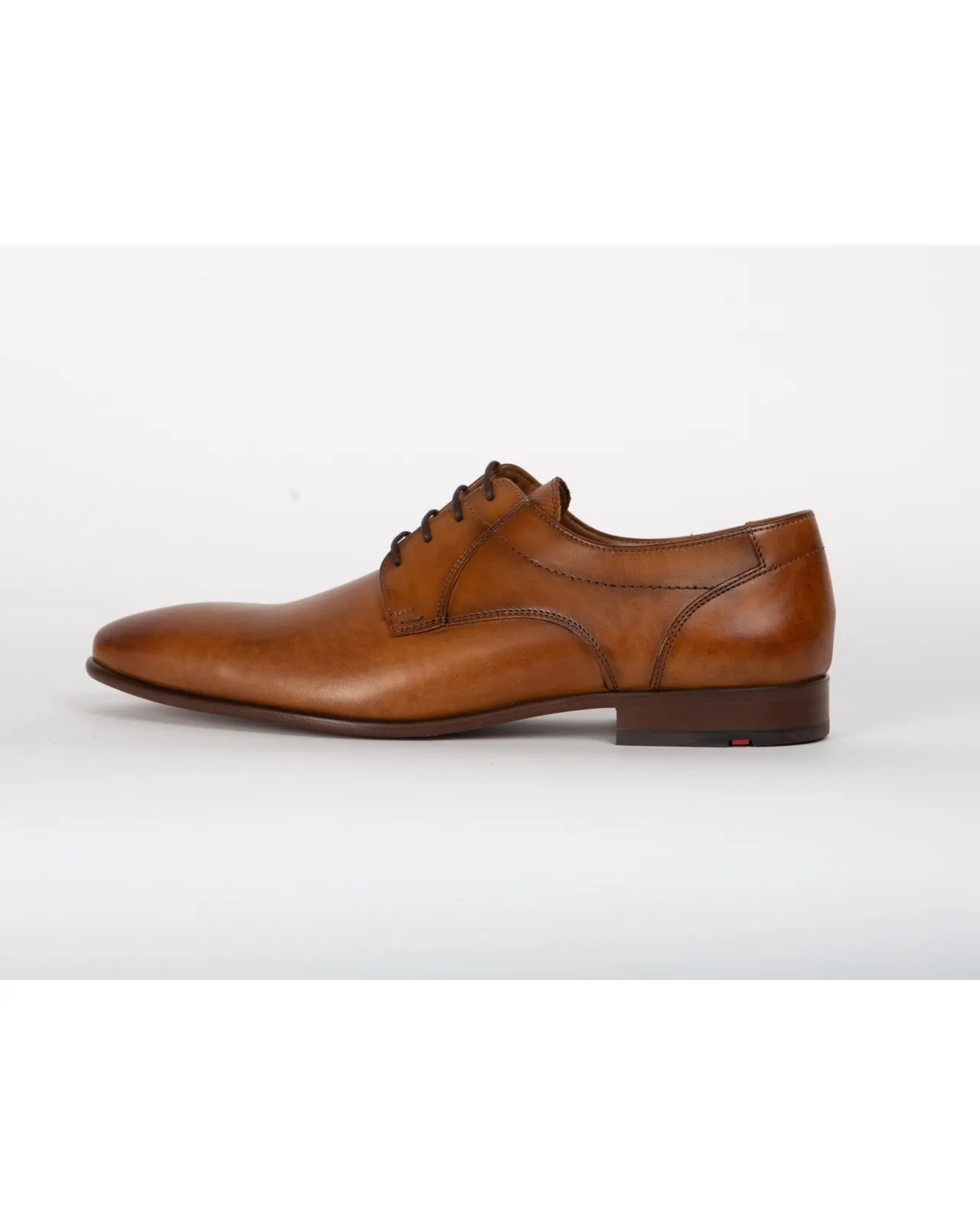 Derby pieds extra larges Lloyd grande taille cognac - Size-factory