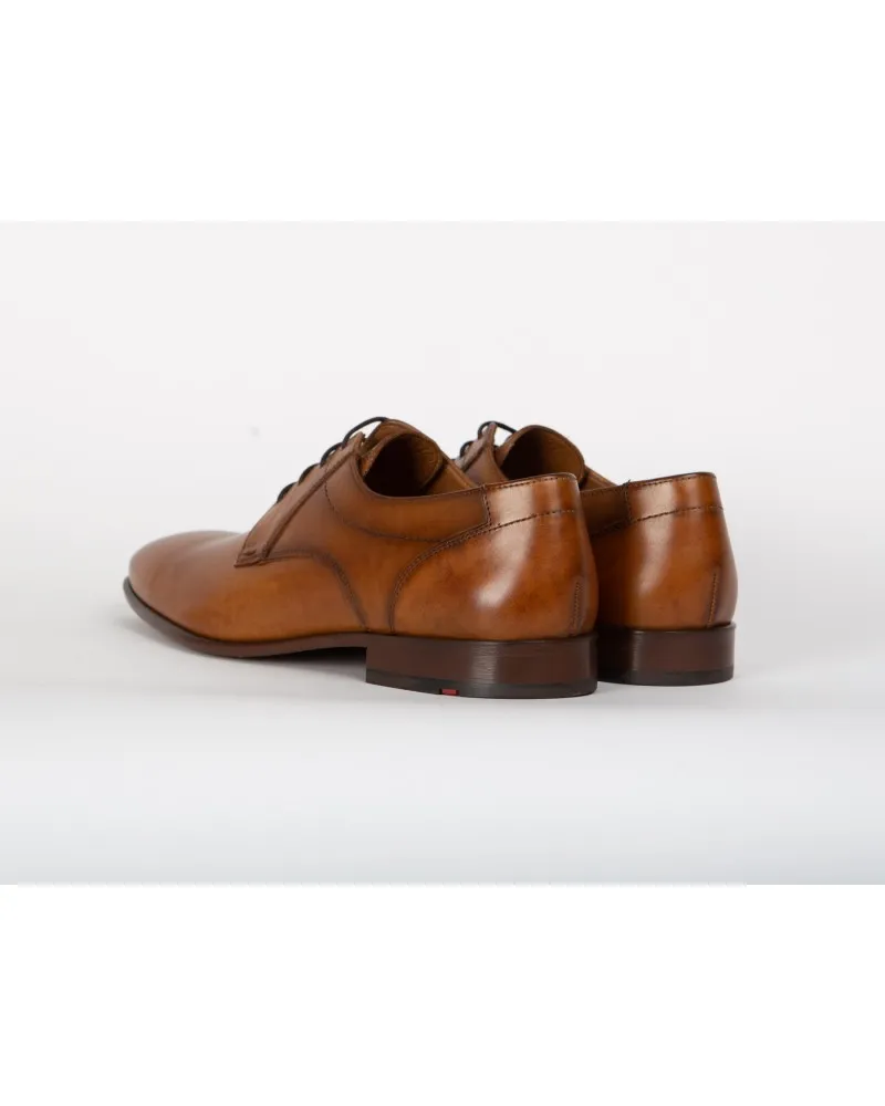 Derby pieds extra larges Lloyd grande taille cognac - Size-factory