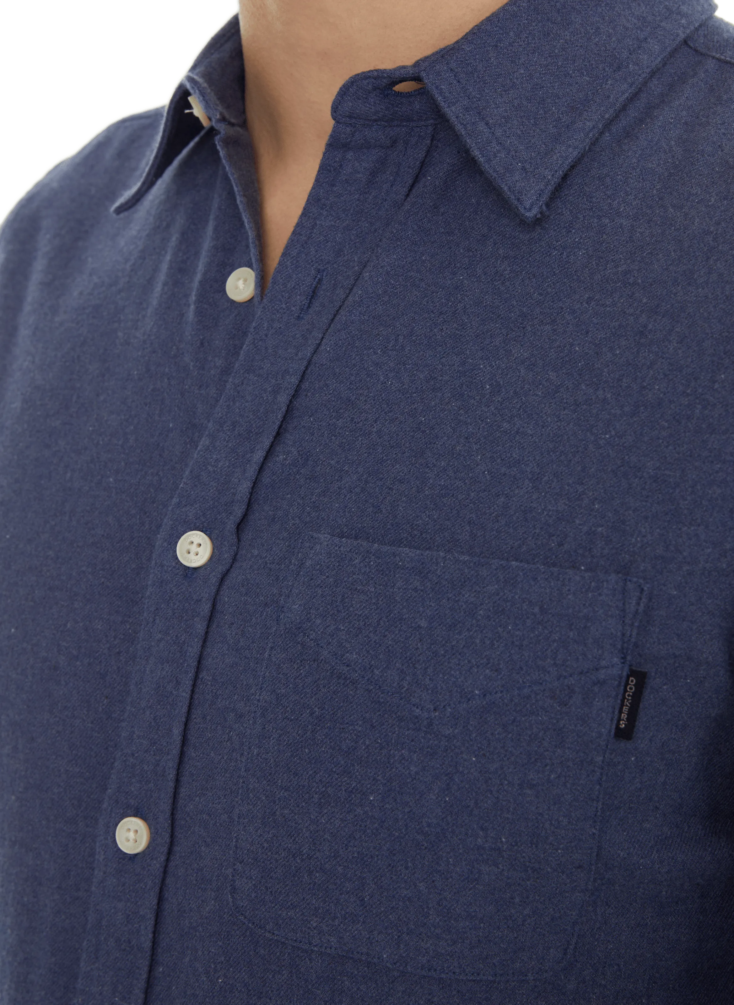 DOCKERS  Chemise en coton - Bleu