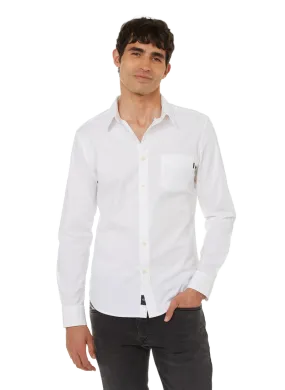 DOCKERS  Chemise slim en coton - Blanc