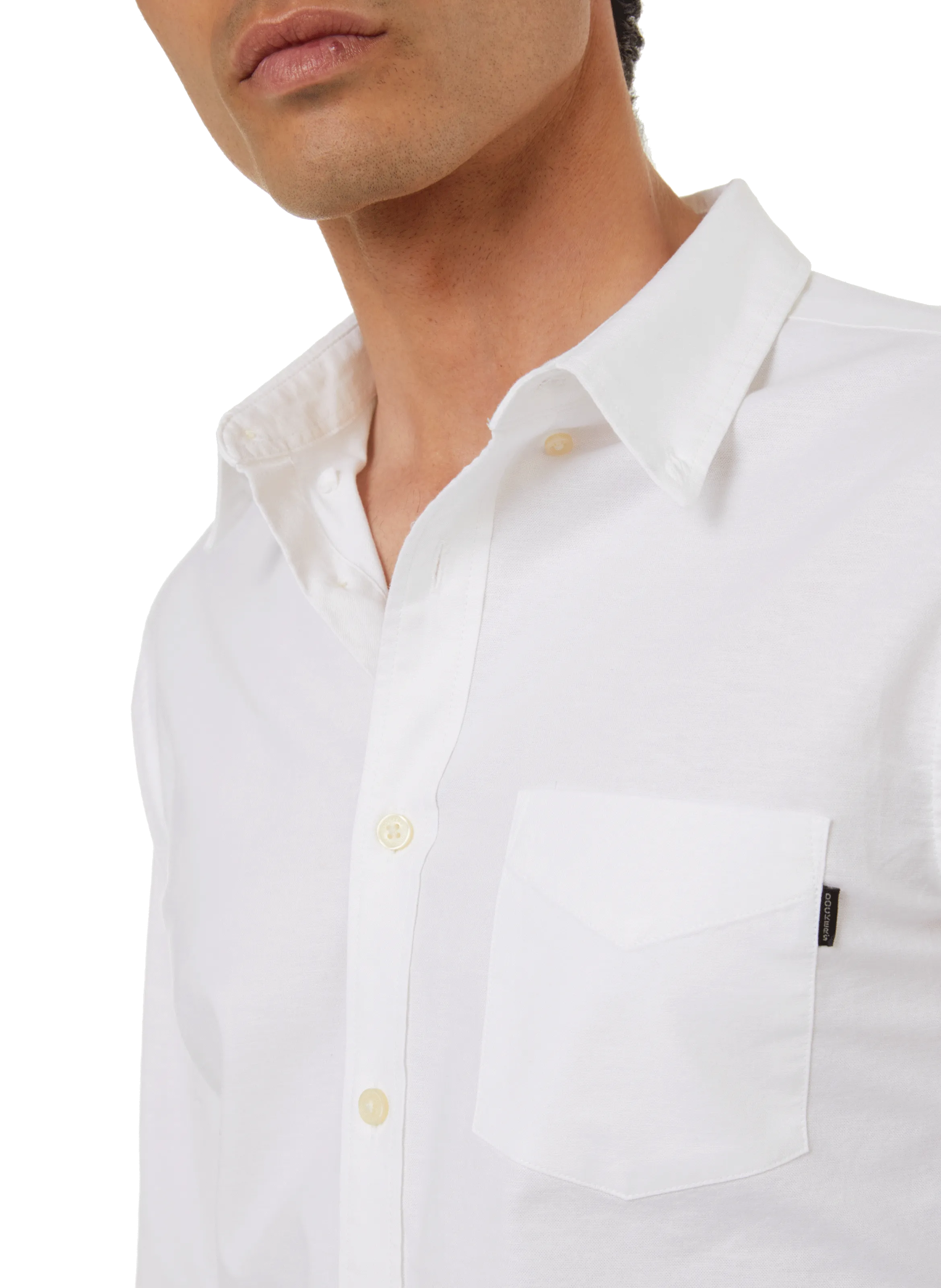 DOCKERS  Chemise slim en coton - Blanc