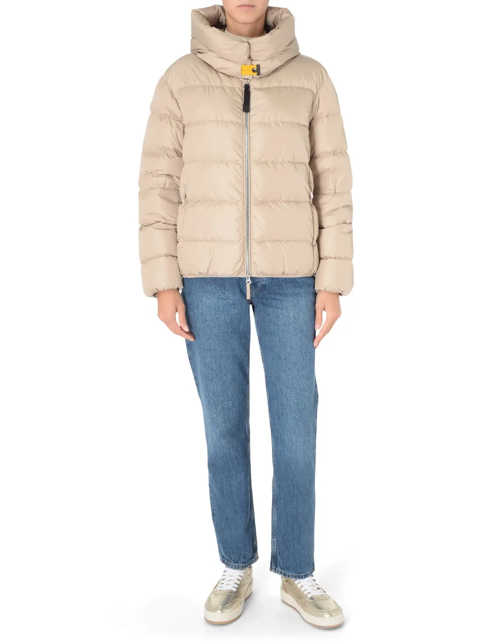 Doudoune Parajumpers Jinny beige matelassé