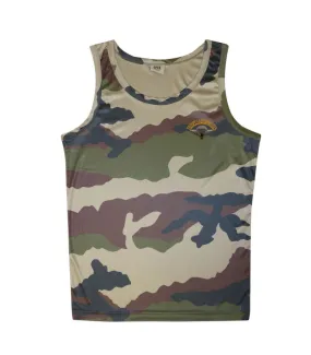 Débardeur cooldry camo CE brodé para