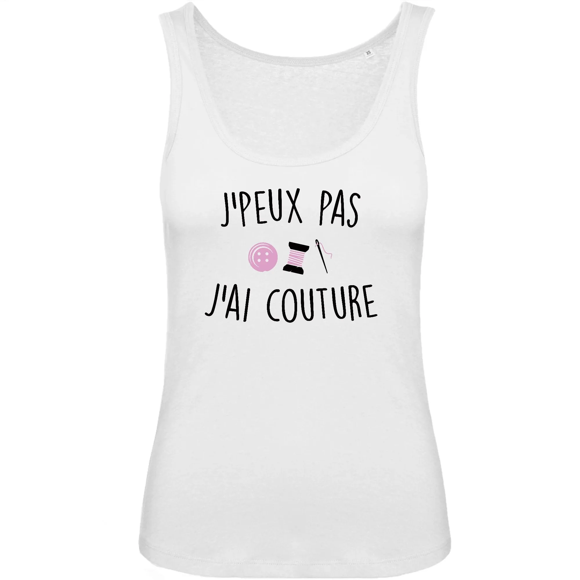 Débardeur Femme J'peux pas j'ai couture