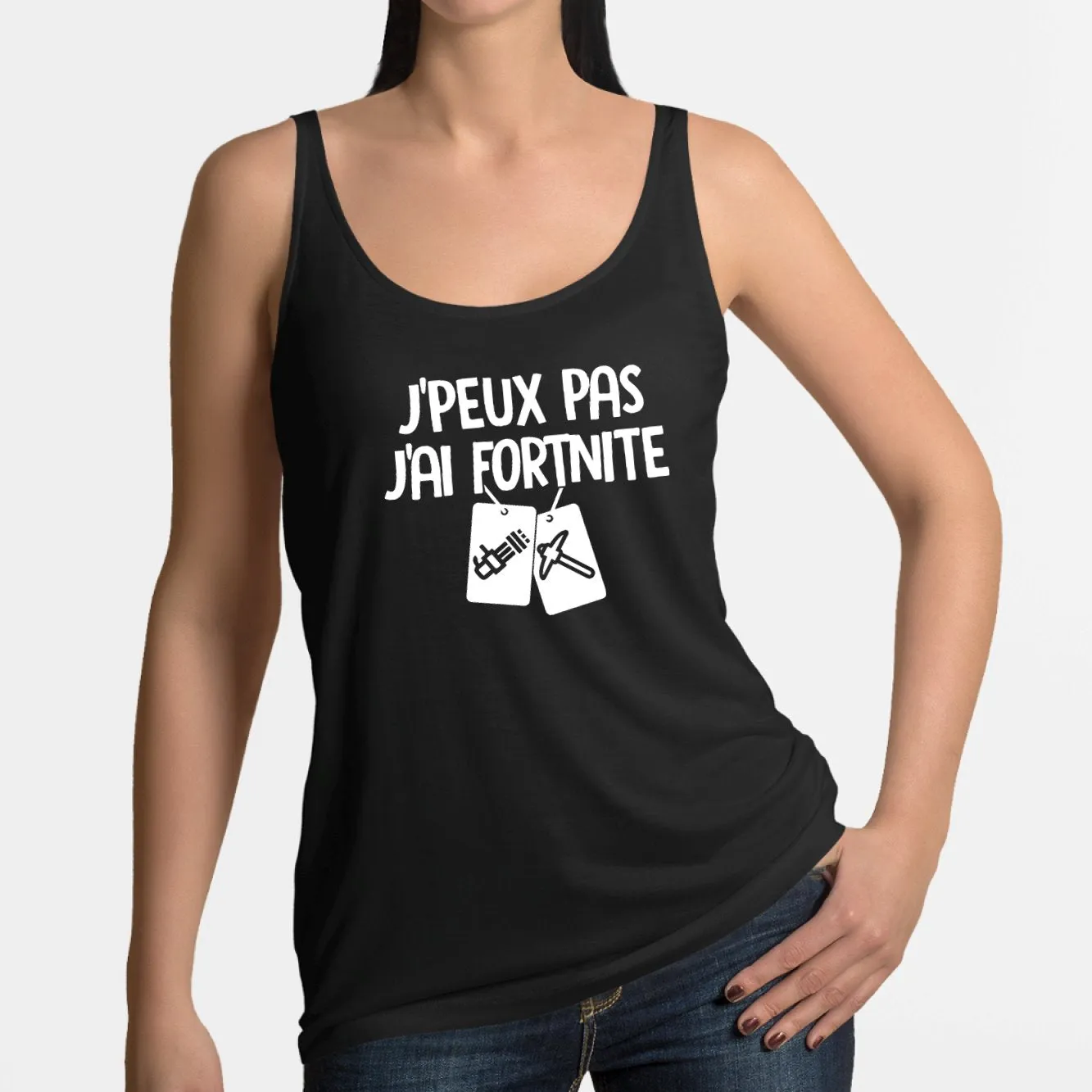 Débardeur Femme J'peux pas j'ai Fortnite