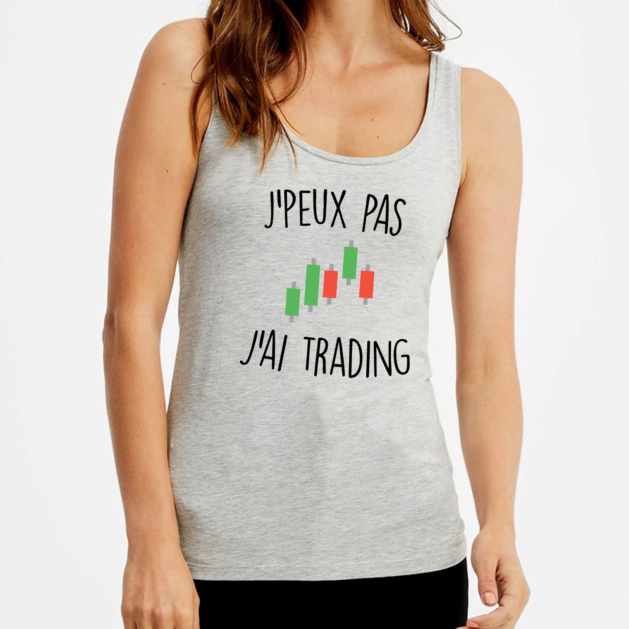 Débardeur Femme J'peux pas j'ai trading