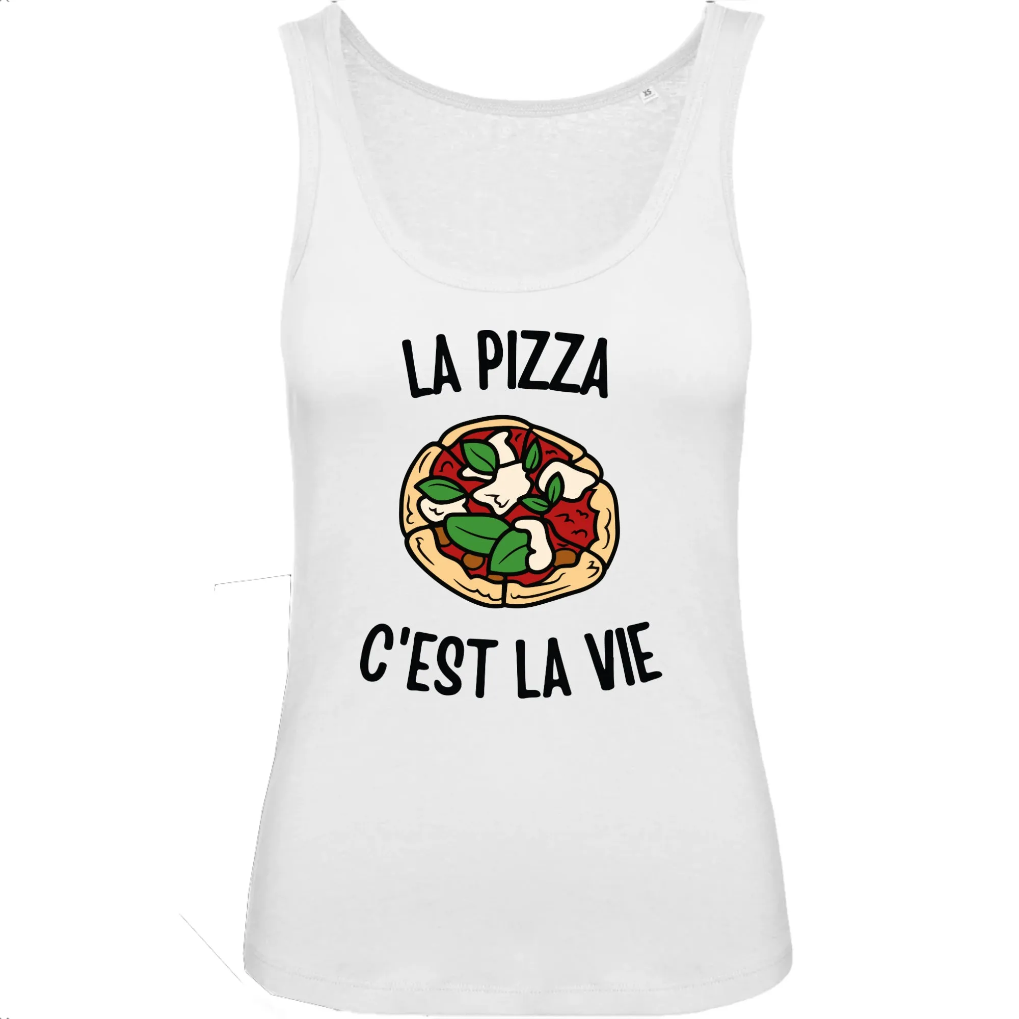 Débardeur Femme La pizza c'est la vie