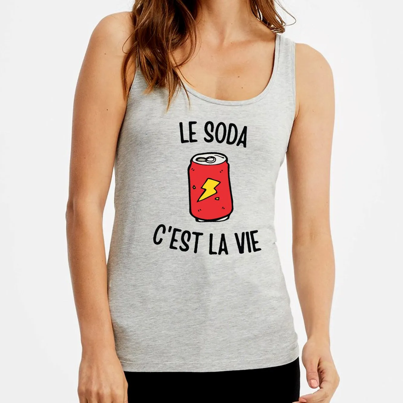 Débardeur Femme Le soda c'est la vie