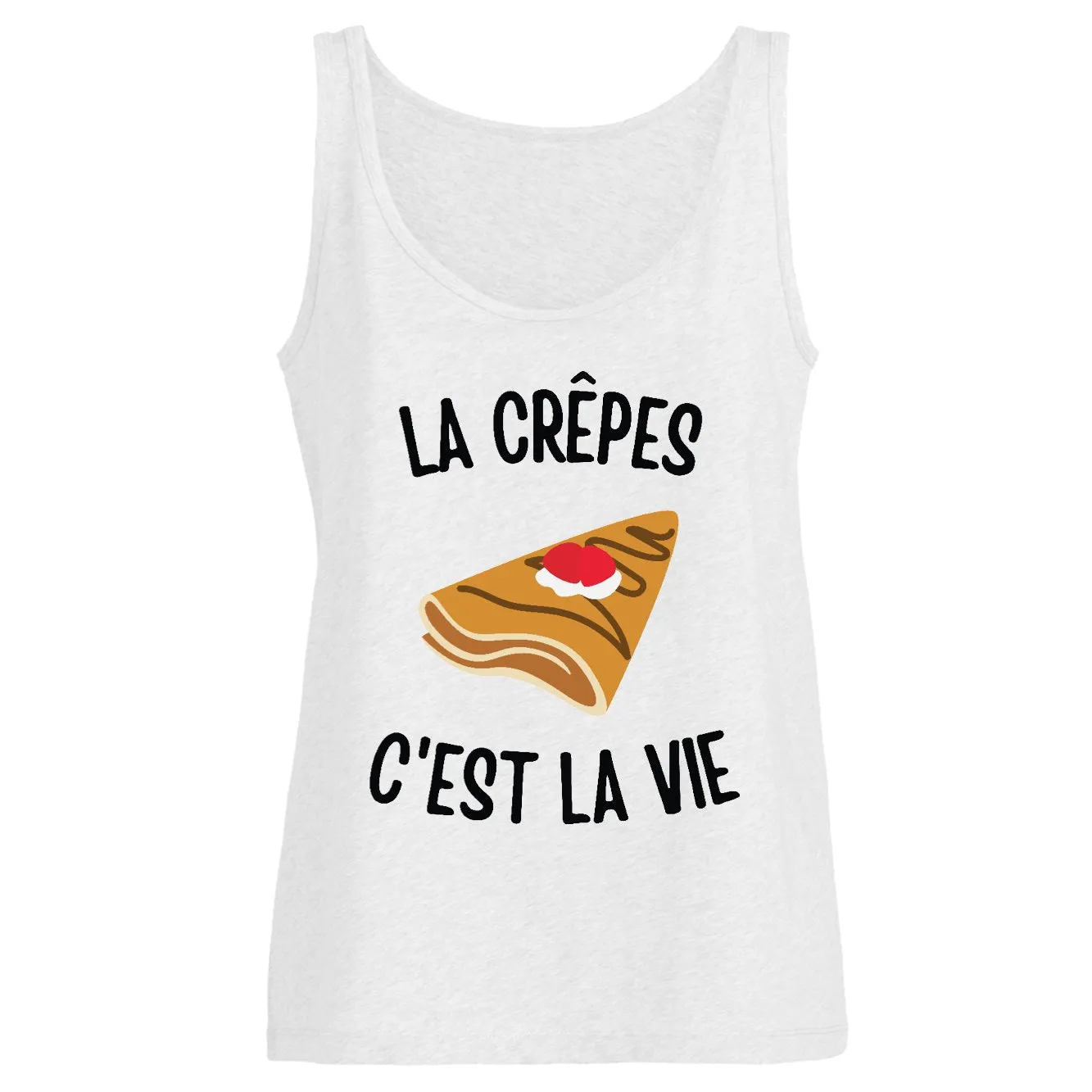 Débardeur Femme Les crêpes c'est la vie