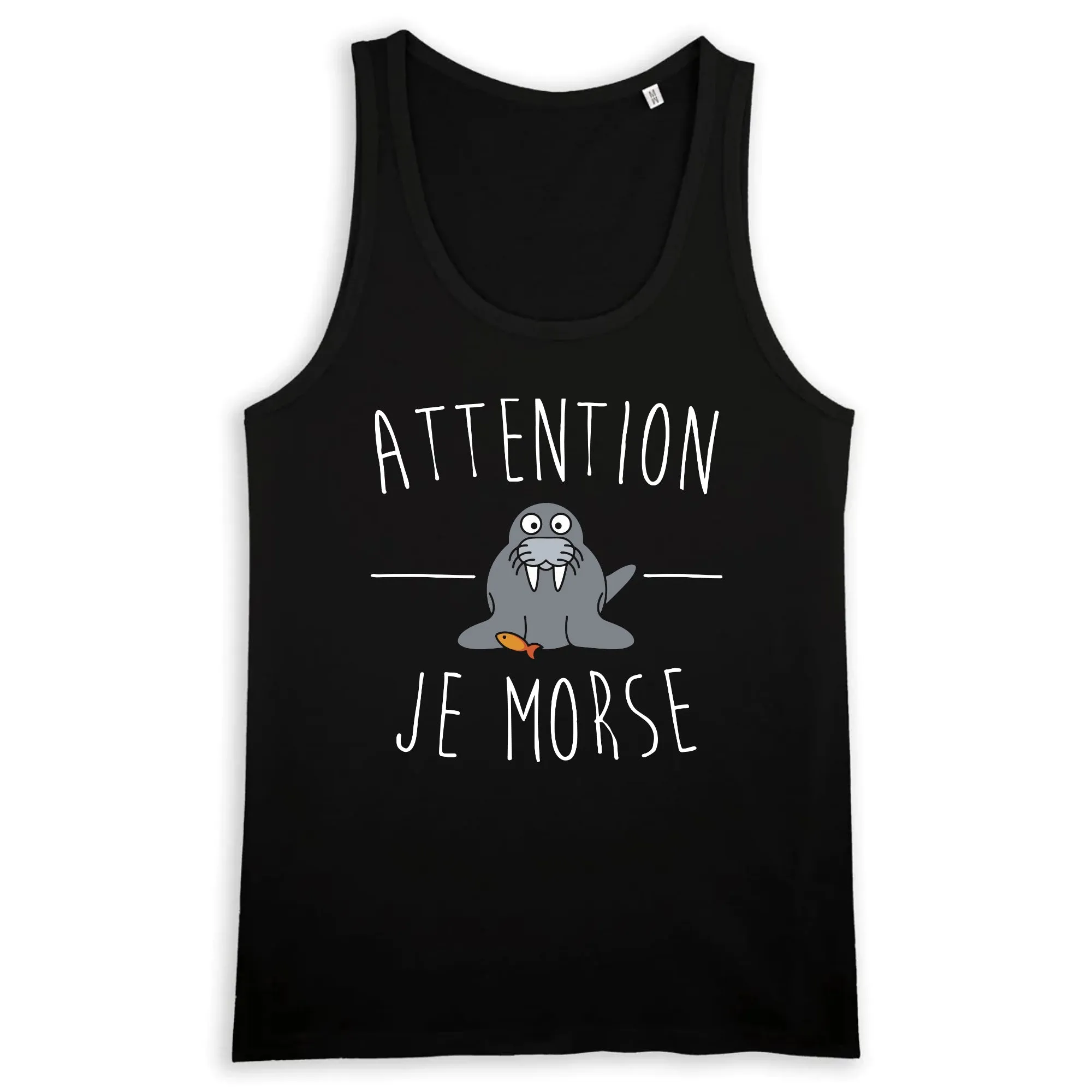 Débardeur Homme Attention je mords