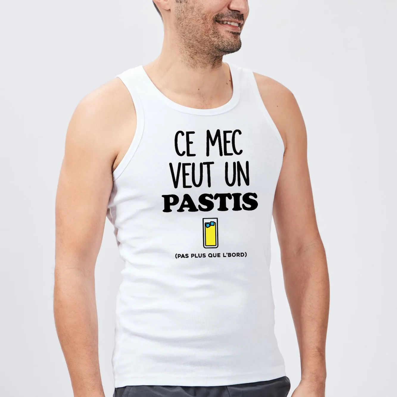 Débardeur Homme Ce mec veut un pastis