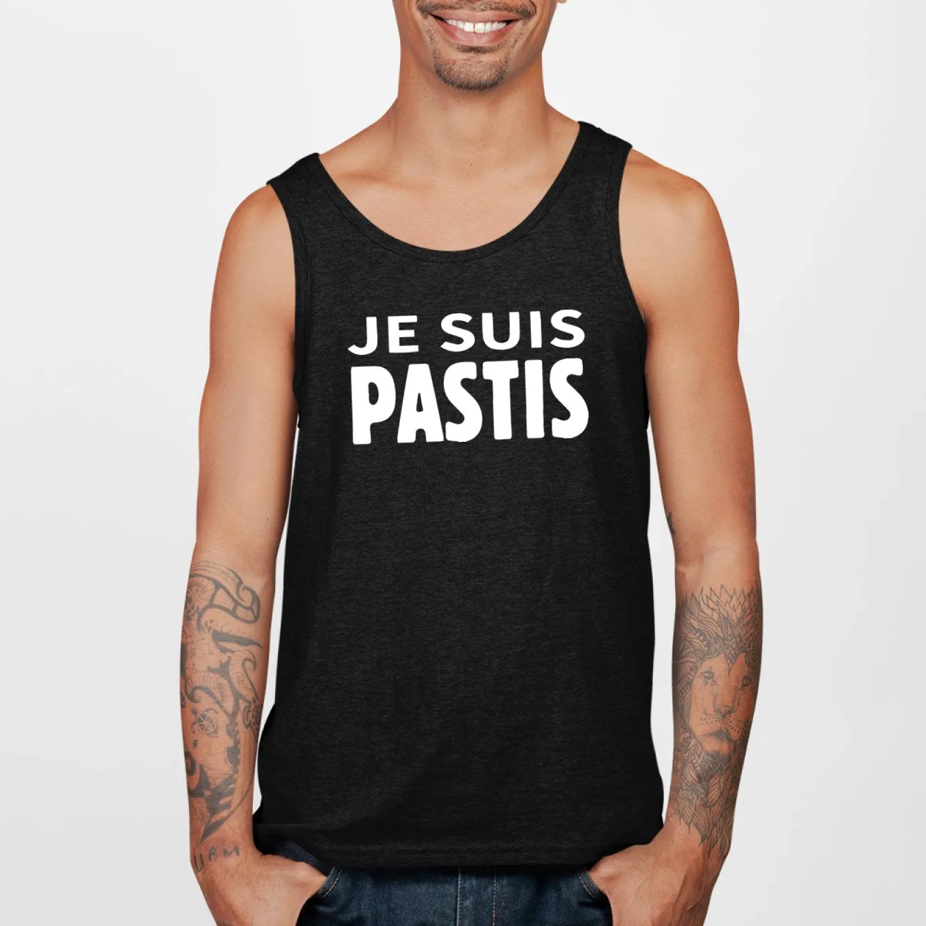 Débardeur Homme Je suis Pastis